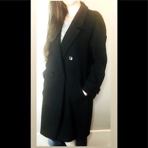 Black Wool Pea Coat